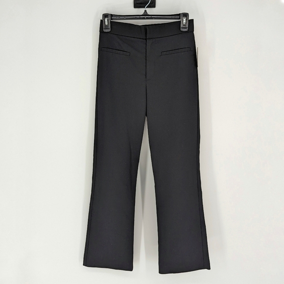 Zara Pants - Zara High Rise Bootleg Twill Pant Black S Business casual classic office work